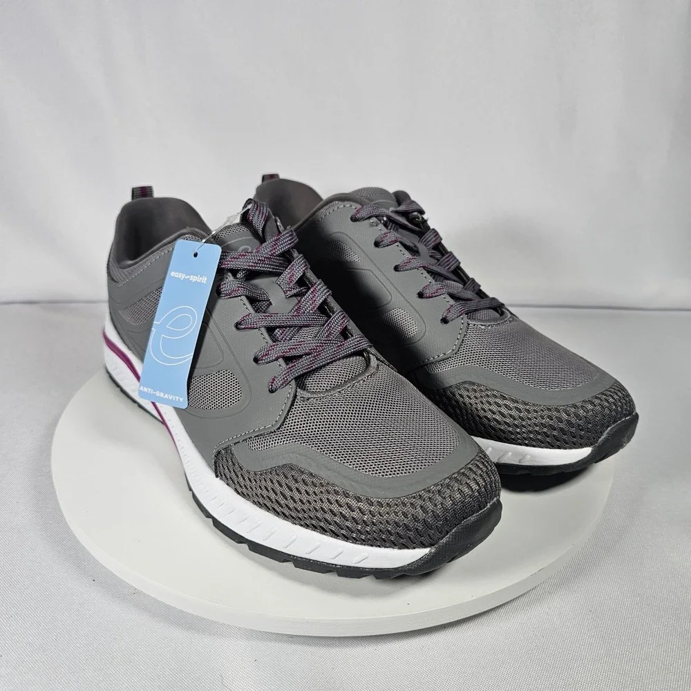 Easy Spirit Hugs Anti-Gravity Gray Walking‎ Sneakers Womens Size 9.5M Shoes NIB